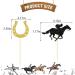 Horse Equestrian Cupcake Toppers Horseshoe Cupcake Toppers Jockey Horse Racing Cupcake Toppers Kentucky Derby Party Decorations Horse Party Supplies 24 Pcs - Buy Online on GoSupps.com