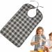 Adult Bibs - Washable Adult Dining Bibs | Eating Large Bib For Adults | Soft Adult Waterproof Bibs | Reusable Adult Spill Black - Buy Online on GoSupps.com