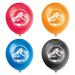 Unique Jurassic World 2 Latex Balloons-12 | Assorted Colors | 8 Pcs  12  Multicolor