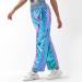 ODIZLI Womens Shiny Metallic High Waist Jogger Pants - Holographic Laser Blue Large - Buy Online on GoSupps.com