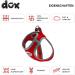 Ddoxx Reflecting Airmesh Step-in Dog Harness - Adjustable for All Sizes - S (Red) | Comfortable & Stylish Puppy Gear - Breast Size 33-38 cm - Buy Online on GoSupps.com