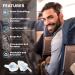 Airplane Ear Plugs [2 Pairs] - Pressure Relief & Noise Reduction for Adults & Kids - Reusable & Super Soft - Hearing Protection - White - Buy Online on GoSupps.com