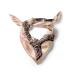 ABAKUHAUS Eiffel Tower Head Scarf - Paris Bakery Design Stylish Hair Wrap 35x35 in Pink & Dark Brown - Buy Online on GoSupps.com
