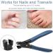 Nail Clippers for Men Toenail Clippers for Thick Nails Ultra Wide Jaw Opening Nails Cutter with Nail File Manicure Fingernail Clipper for Ingrown Manicure Tough Nails - Buy Online on GoSupps.com