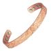 3500 Gauss Magnetic Therapy Female Arthritis copper bracelet 99.99 pure copper plum blossom pattern bracelet contains 8-magnets effectively promotes blood circulation and loses weight