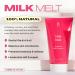 BYBI Beauty Milk Melt Oat Cleanser - Soothing Vegan Facial Cleanser for Sensitive Skin Dry Skin & Acne-Prone Skin- Hydrating & Calming - Fragrance-Free with a Gentle Lather - 150ml White - Buy Online on GoSupps.com