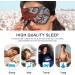 Haskirky Light Blocking Eye Mask - Breathable & Adjustable for Men and Women - Ideal for Travel, Yoga, Meditation, Office Deep Sleep - Wavy Red Octopus Design - Buy Online on GoSupps.com