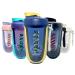 Qavi Protein Shaker Bottle With Stainless Steel Mixing Wire Ball and Rope Premium Shaker Made of Tritan Materiel BPA Free Durable Leakproof And Odourless | 590ml Yellow