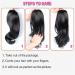 Ponytail Extension Straight Drawstring Ponytail Extension for Women Tail Warping Pony tail Hair Extainson Natural Black Brazilian Human Hair Ponytail Hair Pieces Ponytail Hairpiece for Women (Size : 14inch 100g - Buy Online on GoSupps.com