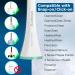 Vioesrry Toothbrush Replacement Heads 8 Pack Blue - Compatible with C2 C3 9023 4100 1100 g2 2 Series 6015/03 Electric Brush Refills - Buy Online on GoSupps.com