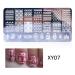 Buy Snowflake Nail Art Templates for Women - Stainless Steel Nail Stamps & Manicure Kits | Perfect for Christmas - Buy Online on GoSupps.com