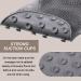Uramoto Shower Foot Scrubber Mat - Non-Slip Silicone Brush for Exfoliating Dead Skin - 2 Pack Gray | International Shipping Available - Buy Online on GoSupps.com