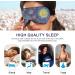 Van Gogh Starry Sky Sleep Mask | 100% Blackout Eye Covers for Men Women & Kids | Best Contoured Sleeping Eyemask for Travel & Shift Work - Buy Online on GoSupps.com