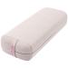 Simian Yoga Bolster Pillow Premium Meditation Bolsters Supportive Rectangular Cushion with Skin-Friendly Velvet Cover Washable, Support Cushions Bolster Pillows for Restorative Yoga,Yin Yoga CREAM BEIGE