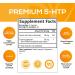 5-HTP 200mg Capsules - Griffonia Seed Extract Supplement for Stress, Mood Support - 120 Count - Buy Online on GoSupps.com