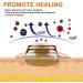 Carbou Sacrum Silicone Foam Dressing 6''x7'' - Waterproof Sacral Pad for Pressure Ulcers - 5 Pack - Buy Online on GoSupps.com