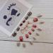 Bufenia 24Pcs Christmas Press on Nails - Red Glitter Elk Snowflake False Nails for Women and Girls - Buy Online on GoSupps.com