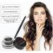 Mikinona Dark Brown Eyeliner 2pcs Black Waterproof Eyeliner Black Eyeliner Pencils Eye Shadow Cream Eyeshadow Lasting Gel - Buy Online on GoSupps.com