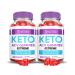 (2 Pack) Keto ACV Gummies Advanced Support Extreme 2000MG Keto Gummy Apple Cider Vinegar Formulated with Pomegranate Beet Juice Powder B12 Vegan Non GMO 120 Gummies
