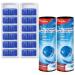 Vacplus Toilet Bowl Cleaners 12 Pack - Efficient Toilet Cleaner for Descaling & Deodorizing, Space-Saving Toilet Bowl Cleaner Tablets with Easy Operation & Long-Lasting Effect