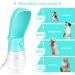 JOPHEK 300ml Portable Pet Drinking Bottle - Leak-Proof 180 Foldable Water Bottle with Activated Carbon Filter for Dogs & Cats - Ideal for Walking Traveling & Camping - Blue - Buy Online on GoSupps.com