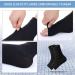 AMEBAE 3 Pairs Nano Neuropathy Socks for Ankle Swelling & Plantar Fasciitis - Compression Sleeve for Sprains - Black (S-M, 3 Pairs) - Buy Online on GoSupps.com