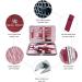 Professional 16-Piece Manicure Set - Stainless Steel Nail Clippers & Pedicure Tools for Women in Ruby Red - Ideal for Travel or Home Grooming - Buy Online on GoSupps.com
