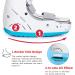 Medical Inflatable Walker Boot Long Orthopaedic Boot Fracture Boot Ultralight Walking Boot for Sprained Ankle Stress Fracture Broken Foot or Achilles Tendonitis (L) Large - Buy Online on GoSupps.com
