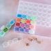 SGHUO 280 Slots 5 Pack Diamond Painting Storage Containers with Label Stickers - Ideal for Sewing, Nail Art, and Diamond Painting Accessories - Buy Online on GoSupps.com