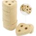 10pcs AI Heat Therapy Cake Stickers - Chinese Acupuncture Mini Moxibustion Mat 3x2.8cm | International Shipping - Buy Online on GoSupps.com