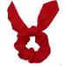 Mytoptrendz Bow Knot Scrunchie Silk Satin Ponytail Holders Girls Boho Ponytail Bun Hair Band Women Hair Ties (Red) - Buy Online on GoSupps.com