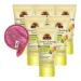 Facial Scrub 6 Oz Nourishing Apricot & Lemon Facial Scrub With Moofin Makeup Cleansing Cloth Facial Scrub Exfoliator For Radiant Skin Travel Size Facial Scrub Exfoliating