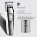 Professional Electric Hair Clipper & Trimmer - LCD Digital Men's Grooming Tool for Precision Cutting - Buy Online on GoSupps.com