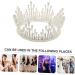 Fashion Headwear Baroque Pearls Headpiece for Women Princess Crowns Rose Gold Headband Wedding Pearl Headband for Wigs Wedding Crown Prom Crown Hair Accessories Bride Wedding Dress 15*15*8.5cm Silver - Buy Online on GoSupps.com
