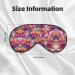 SSIMOO Blooming Flowers Soft Sleep Eye Mask - Breathable Eye Patch for Women | Perfect Travel & Relaxation Accessory - Buy Online on GoSupps.com