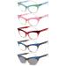 Eyekepper 5-pack Cat Eye Reading Glasses Cute Reader for Women +1.25 5 Pack Mix Color 1.25 x