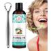 Mundwater | Fresh Breath & Healthy Gums | 237ml Natural Oil-Pulling Mouthwash with Tongue Scraper - Buy Online on GoSupps.com