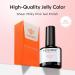 Modelones Jelly Gel Nail Polish 15 ML Neutral Sheer Nude Pink Gel Polish Translucent Soak off LED Nail Gel DIY Manicure 2024 Nail Gel Polish Gift for Girls Women Jelly Light Pink - Buy Online on GoSupps.com
