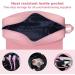 Travel Hair Tools Bag with Silicone Heat Mat Portable 2 in 1 Organizer for Flat Irons Curling Irons & Hair Dryers Essential Travel Accessories for Women (Pink - Buy Online on GoSupps.com