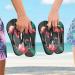 Buy Mnsruu Flamingobl te Floral Animal Flip-Flops | Multi-Colored Slippers for Men & Women | Perfect for Hotel Spa Bedroom & Travel - L Size - Buy Online on GoSupps.com