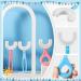 6 Pcs Soft Silicone Kids U-Shaped Toothbrushes for Children 2-12 Years Old - Whole Mouth Teeth Cleaning Toothbrushes in Heart & Straight Handle Styles - Buy Online on GoSupps.com