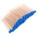 100 pieces of one-way-sparkling sucker straws latex-free suction tips flexible transparent hose with blue tips oral care accessories