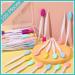 100 Pcs Double-Sided Silicone Lip Scrub Brushes with Container - Exfoliating Lip Brush for Plump, Smoother Lips - Soft Silicone Face Cleansing Tool - Buy Online on GoSupps.com