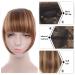 Bangs Hair Clip Clip in Hair Bangs Extension Hairpiece Synthetic French Bangs Neat Bangs with Temples Clip on Fringe Bangs Soft Natural Fake Hair Bangs for Women Bangs Clip in Hair (Color : 613 Siz 10 inch 613 - Buy Online on GoSupps.com