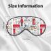 I Love London Eye Mask - Adjustable Light Blocking Sleep Mask for Deep Rest | Unisex - Buy Online on GoSupps.com