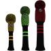 Scott Edward Golf Headcovers Set - Fits Driver, Fairway Wood, and Hybrid - Colorful Traffic Light Design - Buy Online on GoSupps.com