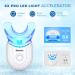 SINORIKO Teeth Whitening Kit - 6X LED Light, Fast 10 Min Results, 3 Whitening Gels, Remineralizing Gel, Home Teeth Whitener - Buy Online on GoSupps.com