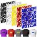 20 Sheets 880 Pieces Iron on Letters for Clothing, 2 Inch 5 Colors Heat Transfer Vinyl Patches PU Alphabets Sticker T-Shirt Printing DIY Crafts Decorations (Black, White, Yellow, Red, Blue) A: Black, White, Yellow, Red, Blue