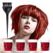 Set of 4: Directions (hair colour) comb tint - colour cream 88 ml Directions Poppy Red