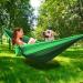 Double Hammock  Camping Hammock with 2 Tree Straps(16+2 Loops)  Two Person Hammocks with 210T Nylon Parachute Portable Lightweight Hammock for Backpacking  Outdoor  Beach  Travel  Hiking  Camping Gear Dark Green Double Hammock - Buy Online on GoSupps.com